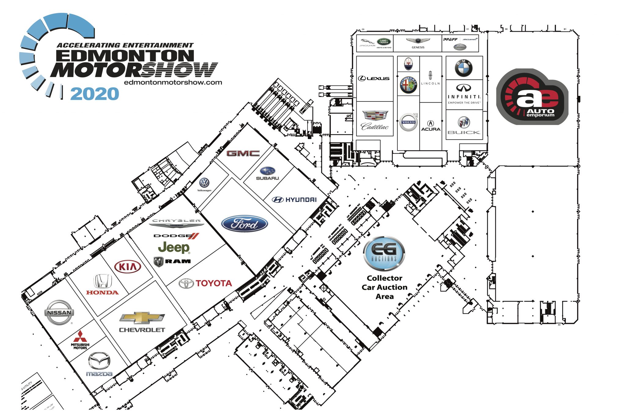 Floor Map Edmonton Motor Show